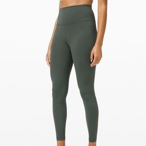 Lululemon wunder trains 25” smoked spruce
